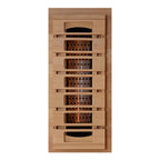 8000 Reserve Series Full Spectrum PureTech™ FAR Infrared Sauna Near Zero EMF Corner Unit with Himalayan Salt Bar