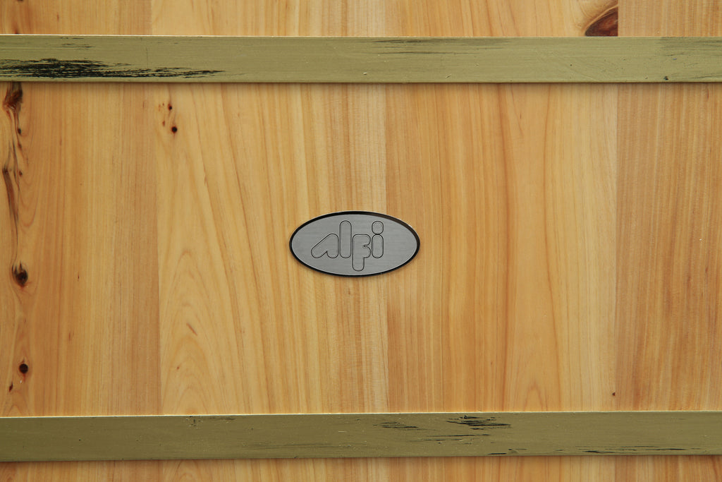 61 Inch Free Standing Cedar Wooden Bathtub with Tub Filler ALFI Brand (AB1136)