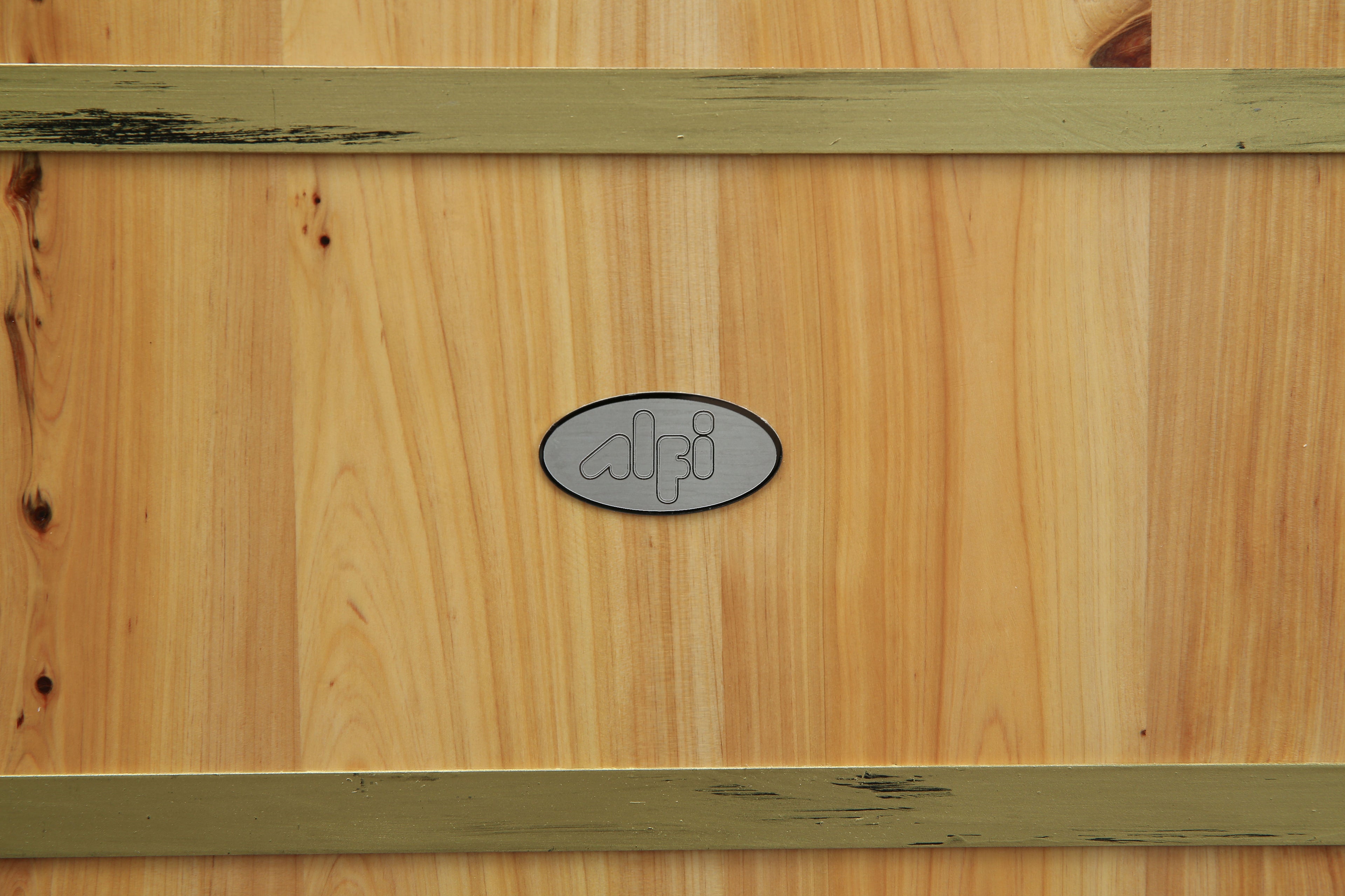 61 Inch Free Standing Cedar Wooden Bathtub with Tub Filler ALFI Brand (AB1136)