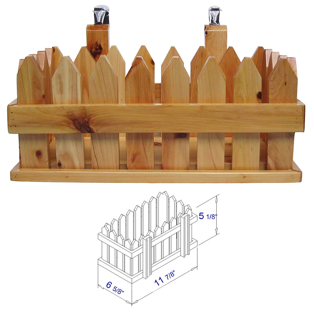 61 Inch Free Standing Cedar Wooden Bathtub with Tub Filler ALFI Brand (AB1136)