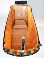 59 Inch Free Standing Wooden Bathtub with Tub Filler ALFI Brand (AB1148)