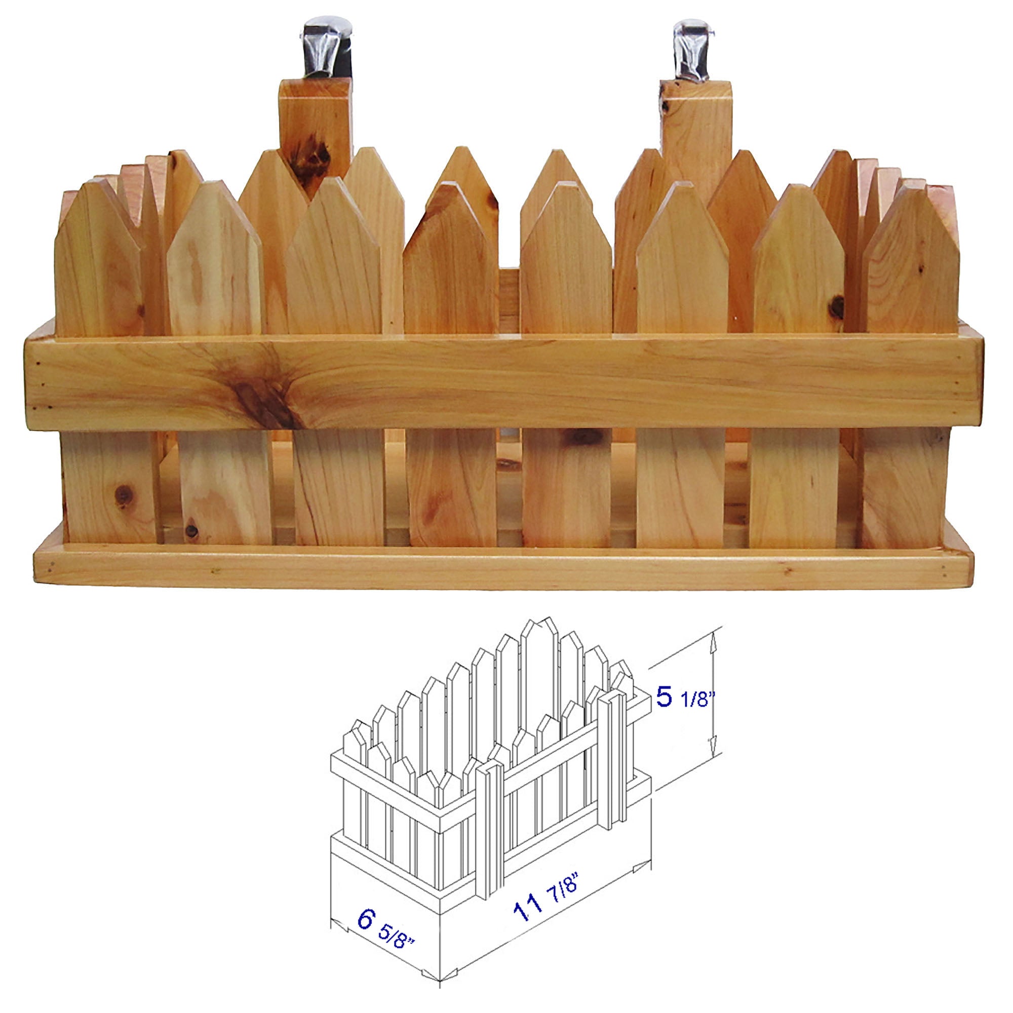 61 Inch Free Standing Wooden Bath Tub with Headrest ALFI Brand (AB1163)