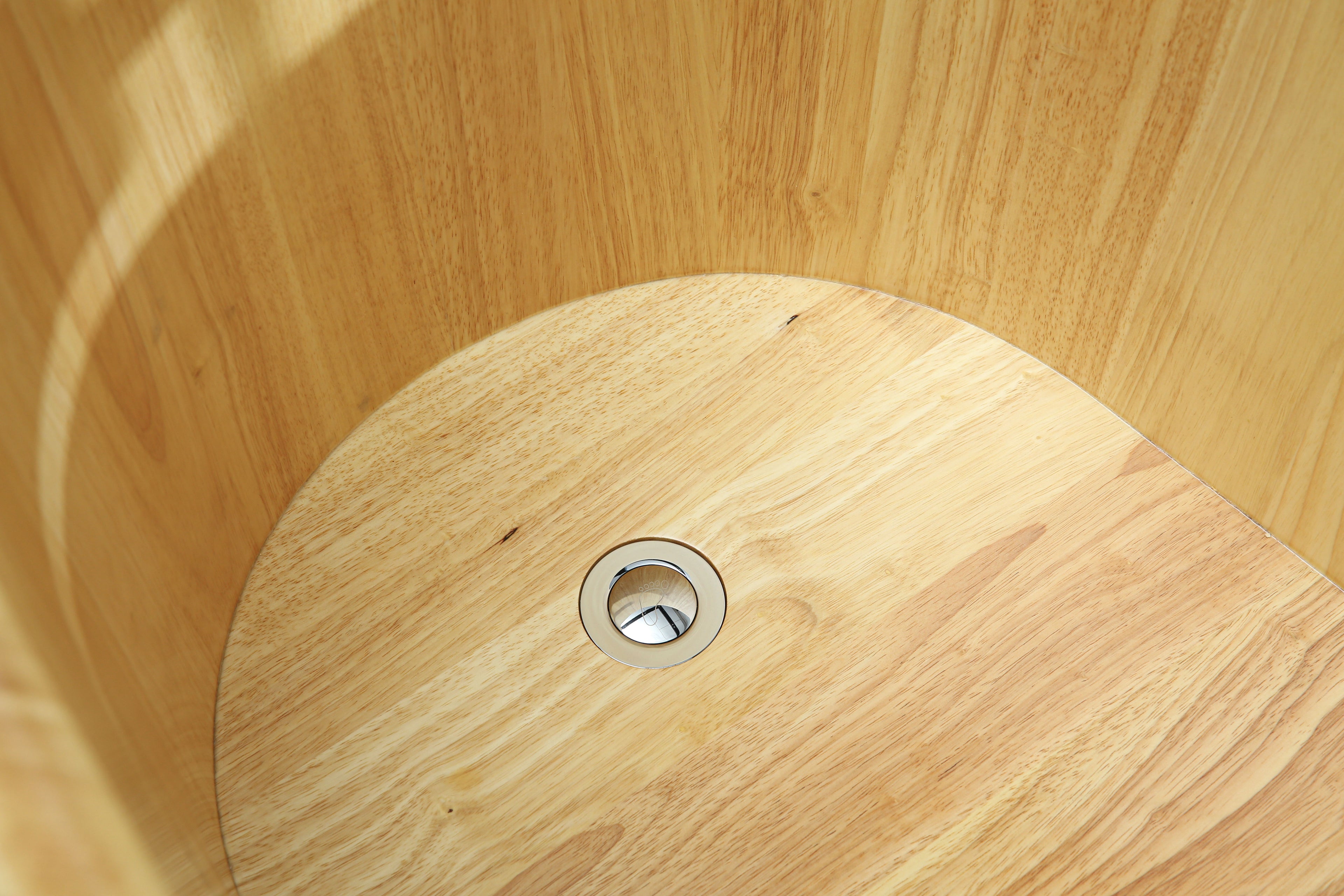 61 Inch Free Standing Wooden Bath Tub with Headrest ALFI Brand (AB1163)