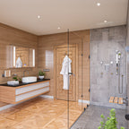 3 Way Thermostatic Shower Set with Body Sprays ALFI Brand (AB2287)