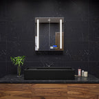 39 Inch Black Matte Above Mount Fireclay Bathroom Trough Sink ALFI Brand (AB39TRBM)
