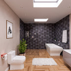 67 Inch White Rectangular Acrylic Free Standing Soaking Bathtub ALFI Brand (AB8840)