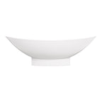White Matte 71 Inch Solid Surface Resin Free Standing Hammock Style Bathtub ALFI Brand (AB9991)