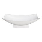 White Matte 71 Inch Solid Surface Resin Free Standing Hammock Style Bathtub ALFI Brand (AB9992)