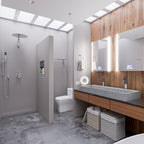 48 Inch Solid Concrete Gray Matte Trough Sink for the Bathroom ALFI Brand (ABCO48TR)