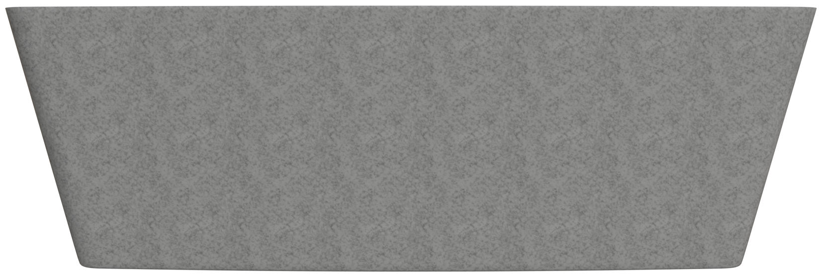 71 Inch Solid Concrete Rectangular Freestanding Bathtub ALFI Brand (ABCO71TUB)