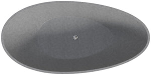 72 Inch Solid Concrete Tear Drop Freestanding Bathtub ALFI Brand (ABCO72TUB)