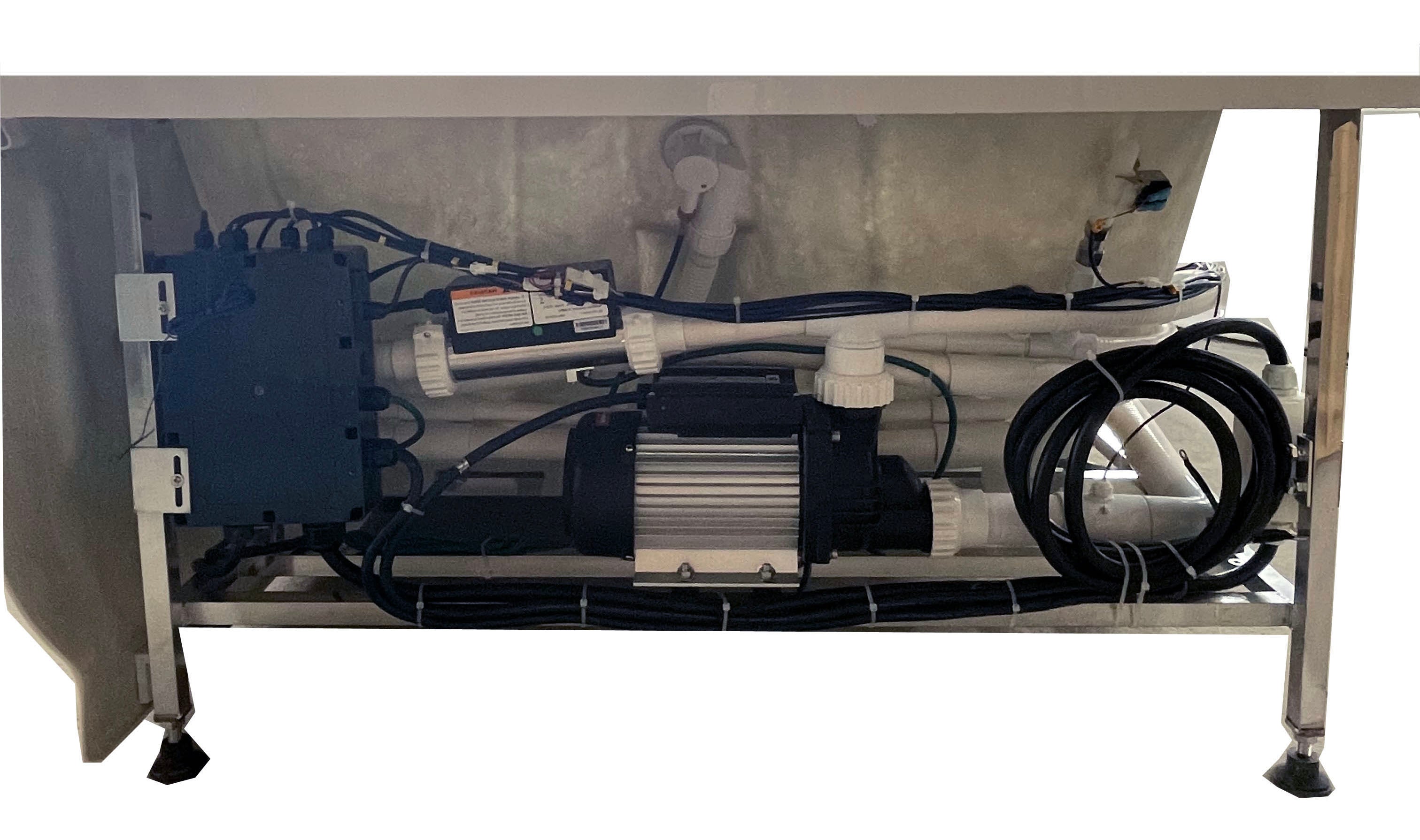 6 ft Right Drain Corner Acrylic White Whirlpool Bathtub for Two EAGO (AM124ETL-L)