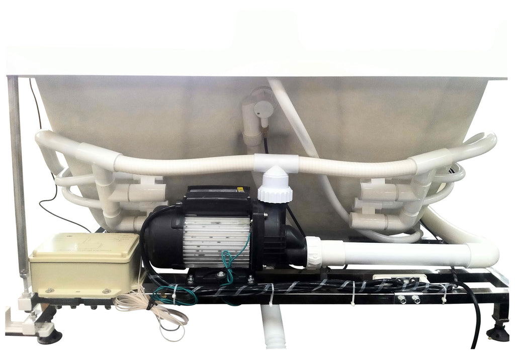 6 ft Right Corner Acrylic White Whirlpool Bathtub for Two EAGO (AM124ETL-R)