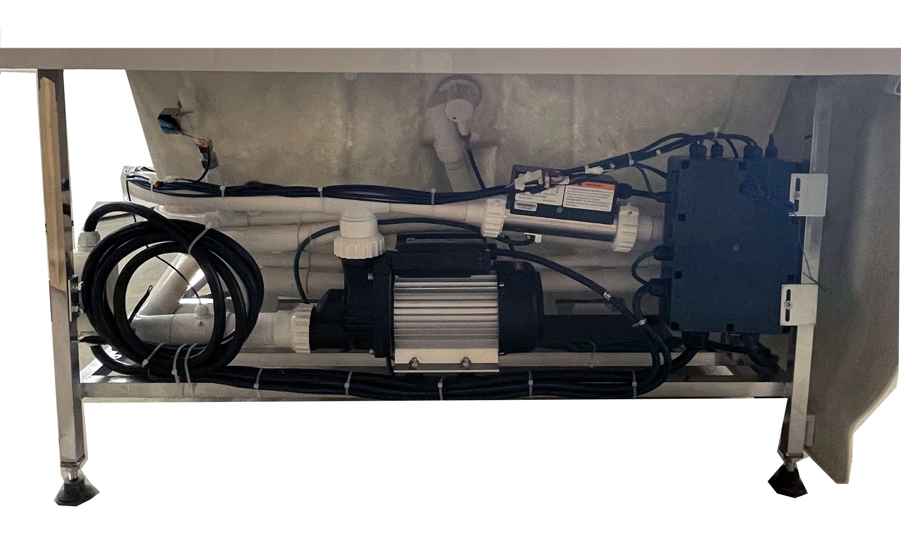 6 ft Right Corner Acrylic White Whirlpool Bathtub for Two EAGO (AM124ETL-R)