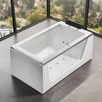 5 ft Clear Rectangular Acrylic Whirlpool Bathtub EAGO (AM152ETL-5)