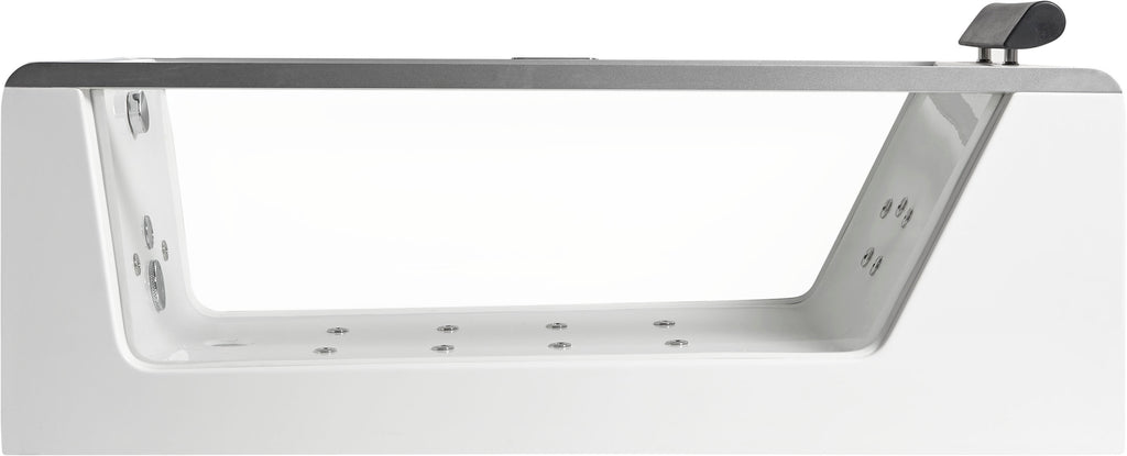 6 ft Clear Rectangular Acrylic Whirlpool Bathtub EAGO (AM152ETL-6)