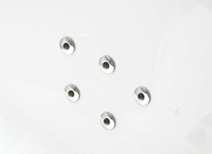 5 ft Clear Rectangular Acrylic Whirlpool Bathtub EAGO (AM152ETL-5)