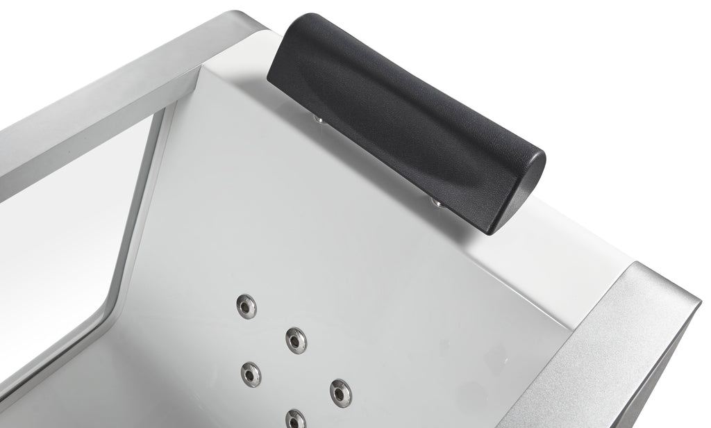 6 ft Clear Rectangular Acrylic Whirlpool Bathtub EAGO (AM152ETL-6)