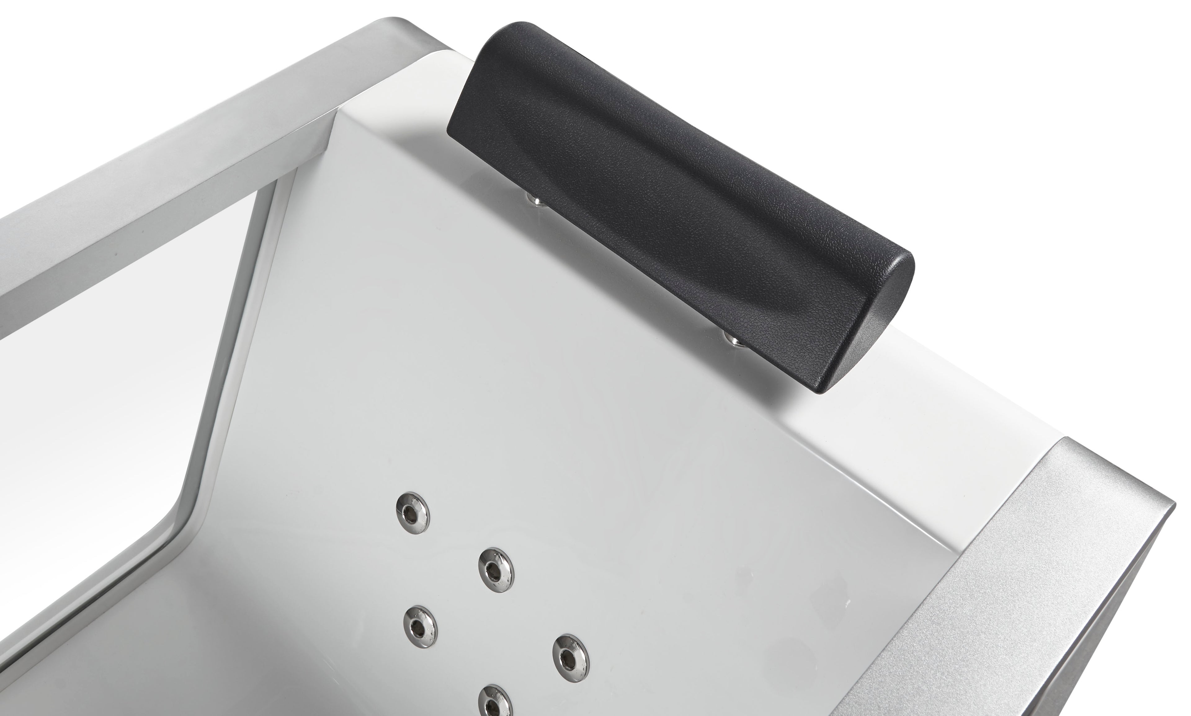 6 ft Clear Rectangular Acrylic Whirlpool Bathtub EAGO (AM152ETL-6)