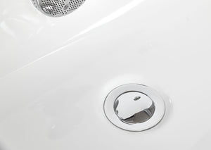 5 ft Clear Rectangular Acrylic Whirlpool Bathtub EAGO (AM152ETL-5)