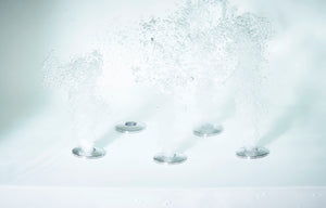 6 ft Clear Rectangular Acrylic Whirlpool Bathtub EAGO (AM152ETL-6)