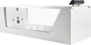 6 ft Clear Rectangular Acrylic Whirlpool Bathtub EAGO (AM152ETL-6)
