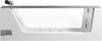 6 ft Clear Rectangular Acrylic Whirlpool Bathtub EAGO (AM152ETL-6)