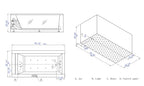 6 ft Clear Rectangular Acrylic Whirlpool Bathtub EAGO (AM152ETL-6)