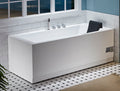 6 ft Acrylic White Rectangular Whirlpool Tub With Fixtures EAGO (AM154ETL-L6)