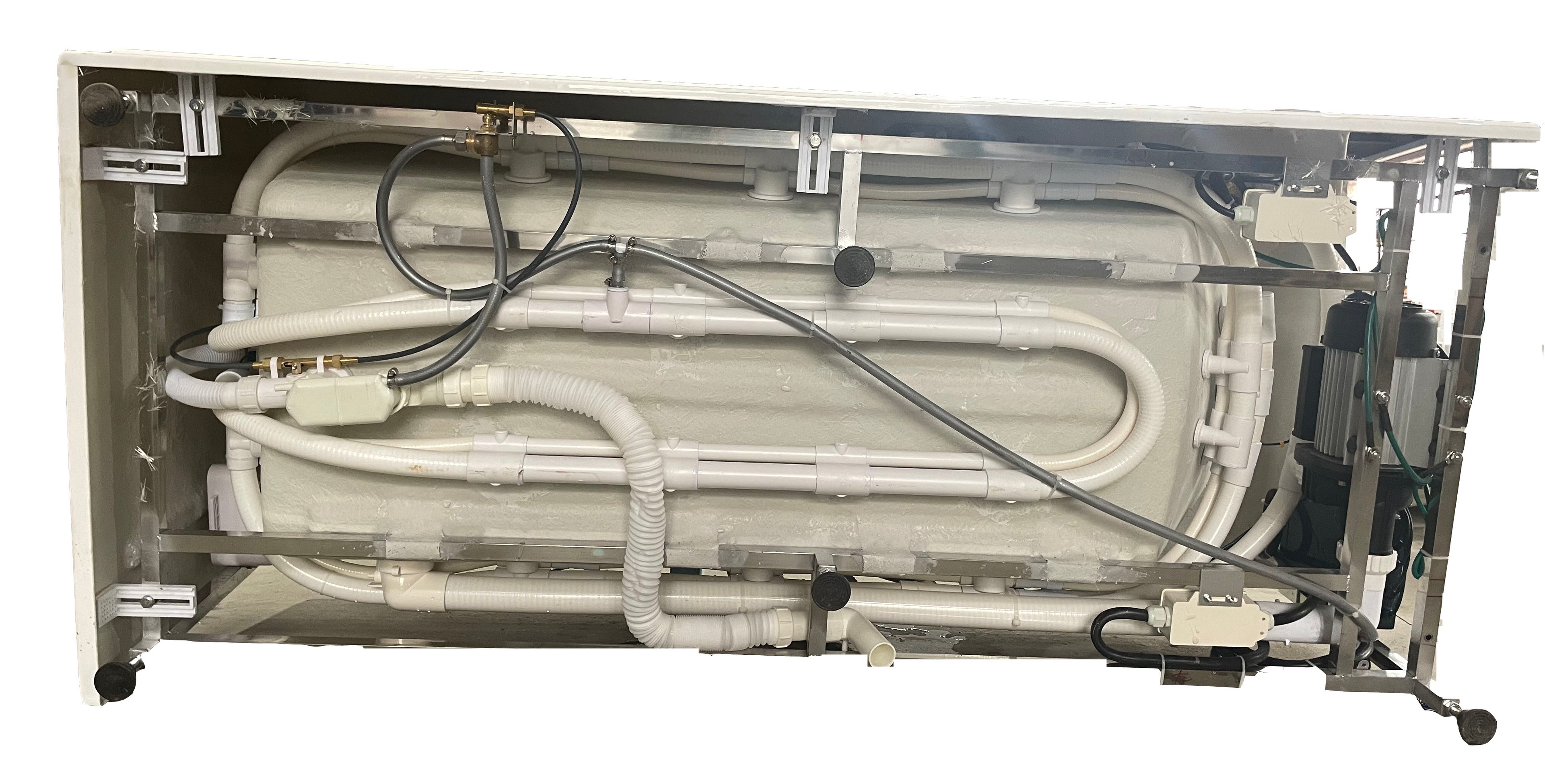 6 ft Acrylic White Rectangular Whirlpool Tub With Fixtures EAGO (AM154ETL-L6)