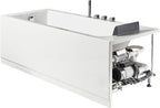 6 ft Acrylic White Rectangular Whirlpool Tub With Fixtures EAGO (AM154ETL-L6)