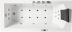 6 ft Acrylic White Rectangular Whirlpool Tub With Fixtures EAGO (AM154ETL-L6)