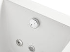 6 ft Acrylic White Rectangular Whirlpool Tub With Fixtures EAGO (AM154ETL-R6)