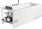 6 ft Acrylic White Rectangular Whirlpool Tub With Fixtures EAGO (AM154ETL-R6)
