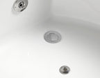 5 ft Clear Corner Acrylic Whirlpool Bathtub for Two EAGO (AM156ETL)