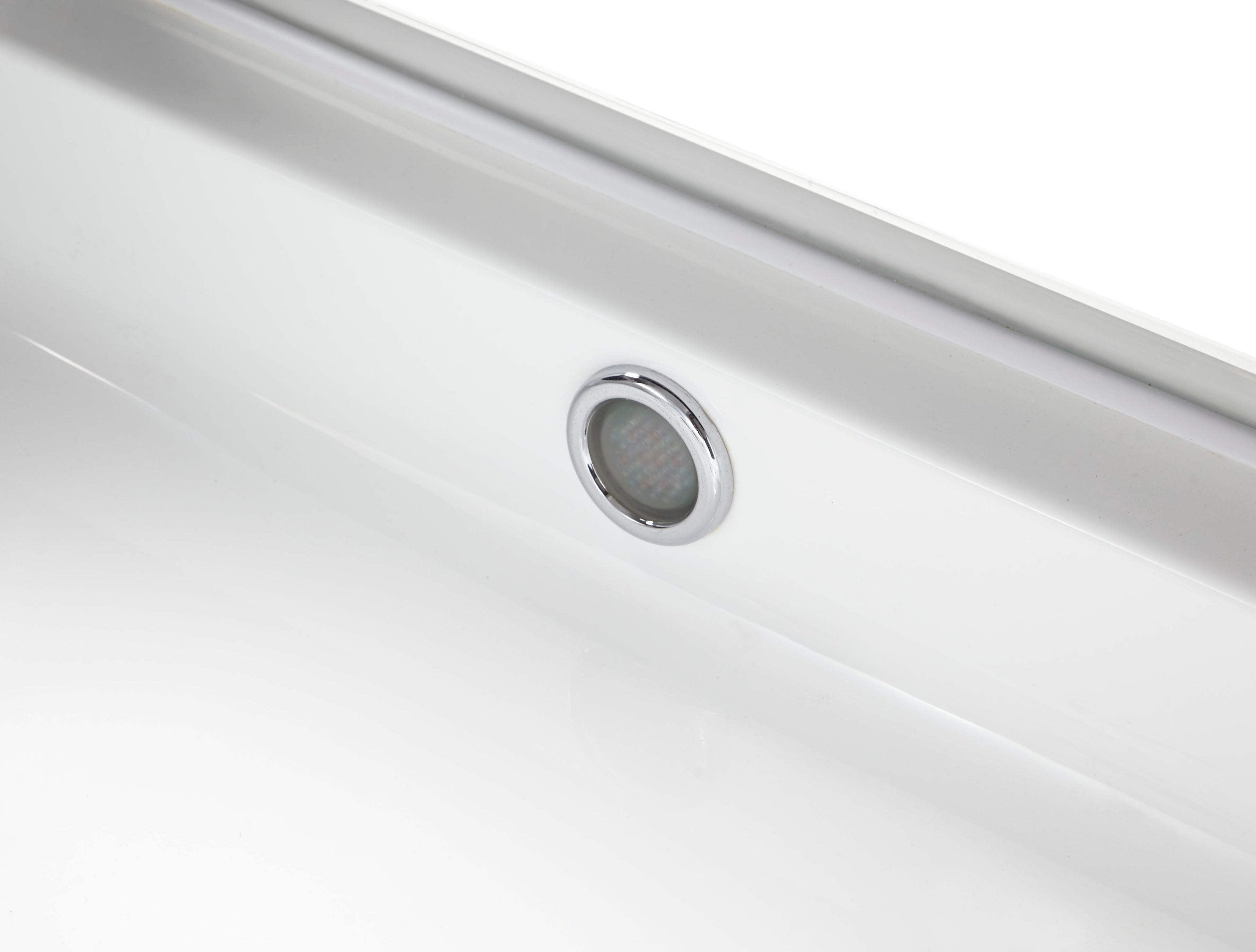 5 ft Clear Corner Acrylic Whirlpool Bathtub for Two EAGO (AM156ETL)