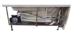 59 Inch Single Person Corner White Acrylic Whirlpool Bath Tub EAGO (AM161-L)