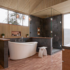 70 Inch White Free Standing Oval Air Bubble Bathtub EAGO (AM1800)