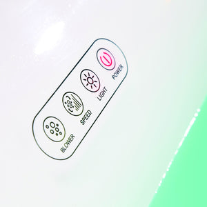 74 Inch White Free Standing Oval Air Bubble Bathtub EAGO (AM1900)