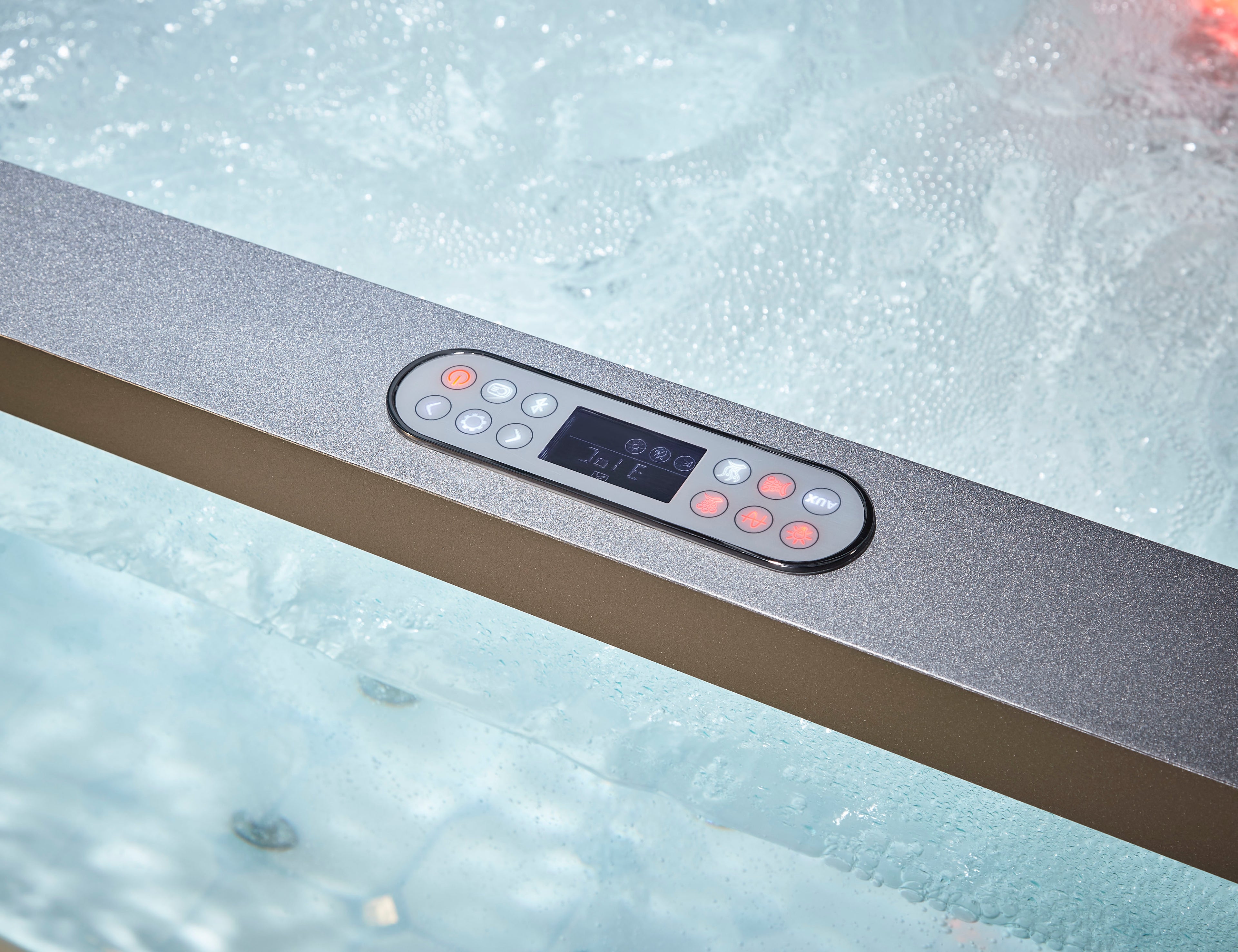 6 ft Clear Rectangular Acrylic Whirlpool Bathtub for Two EAGO (AM196ETL)