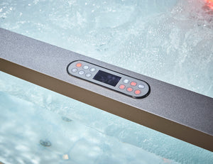 6 ft Clear Rectangular Acrylic Whirlpool Bathtub for Two EAGO (AM196ETL)
