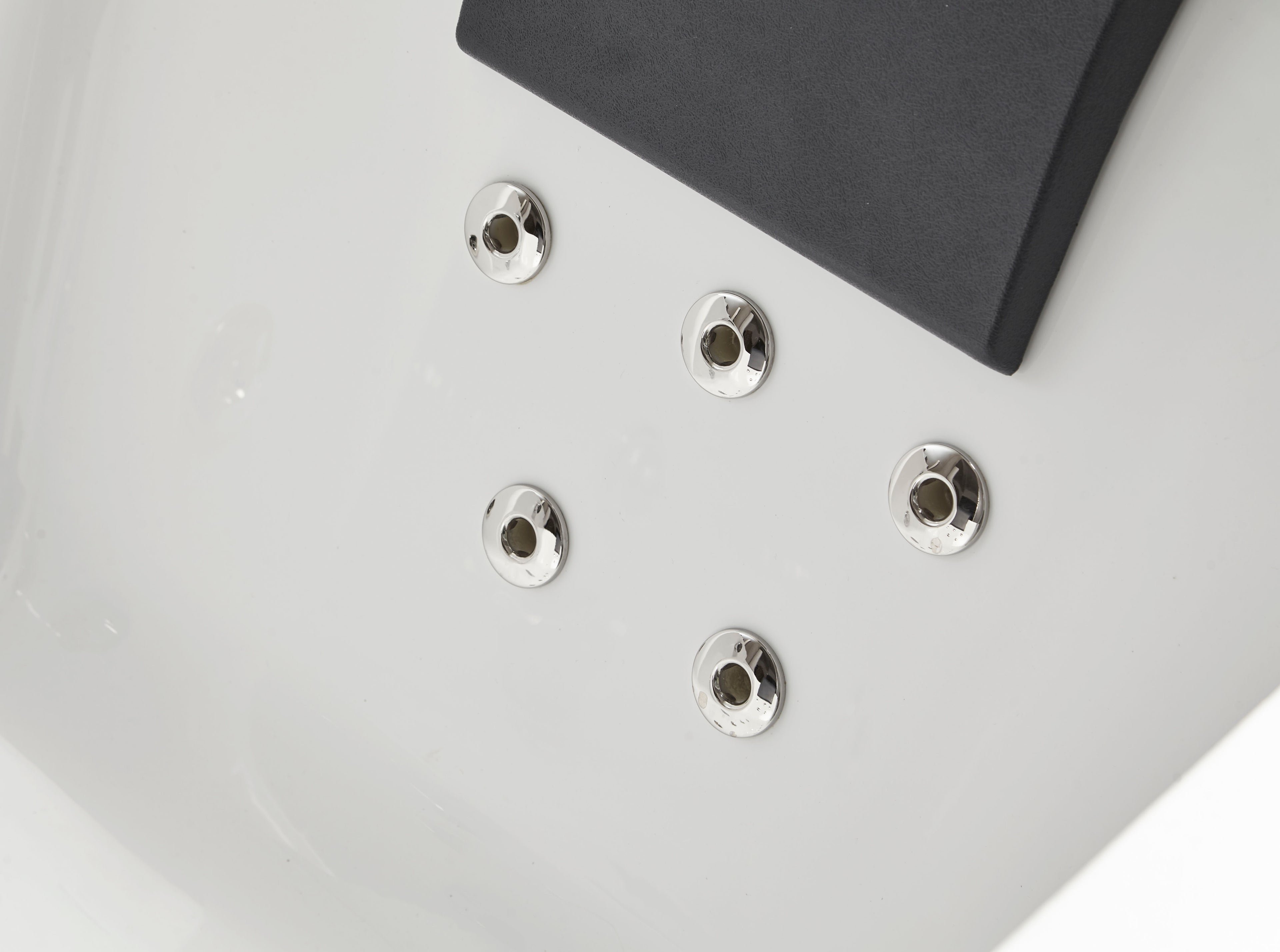 6 ft Clear Rectangular Acrylic Whirlpool Bathtub for Two EAGO (AM196ETL)