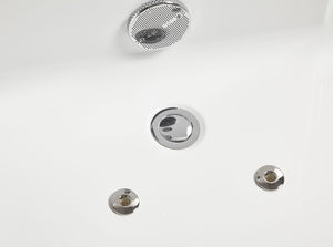 6 ft Clear Rectangular Acrylic Whirlpool Bathtub for Two EAGO (AM196ETL)