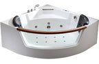 5 ft Clear Rounded Corner Acrylic Whirlpool Bathtub for Two EAGO (AM197ETL)