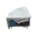5 ft Clear Rounded Left Corner Acrylic Whirlpool Bathtub EAGO (AM198ETL-L)