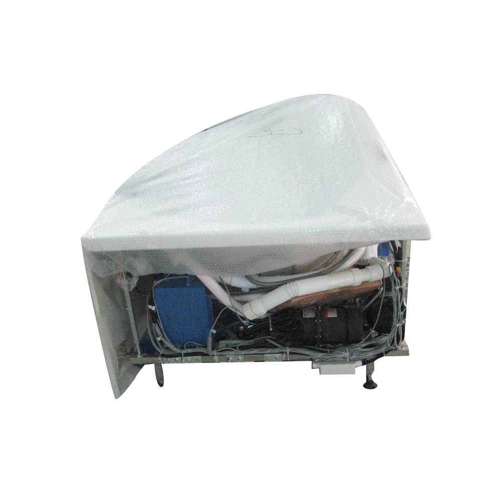 5 ft Clear Rounded Left Corner Acrylic Whirlpool Bathtub EAGO (AM198ETL-L)