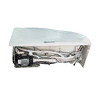 5 ft Clear Rounded Left Corner Acrylic Whirlpool Bathtub EAGO (AM198ETL-L)