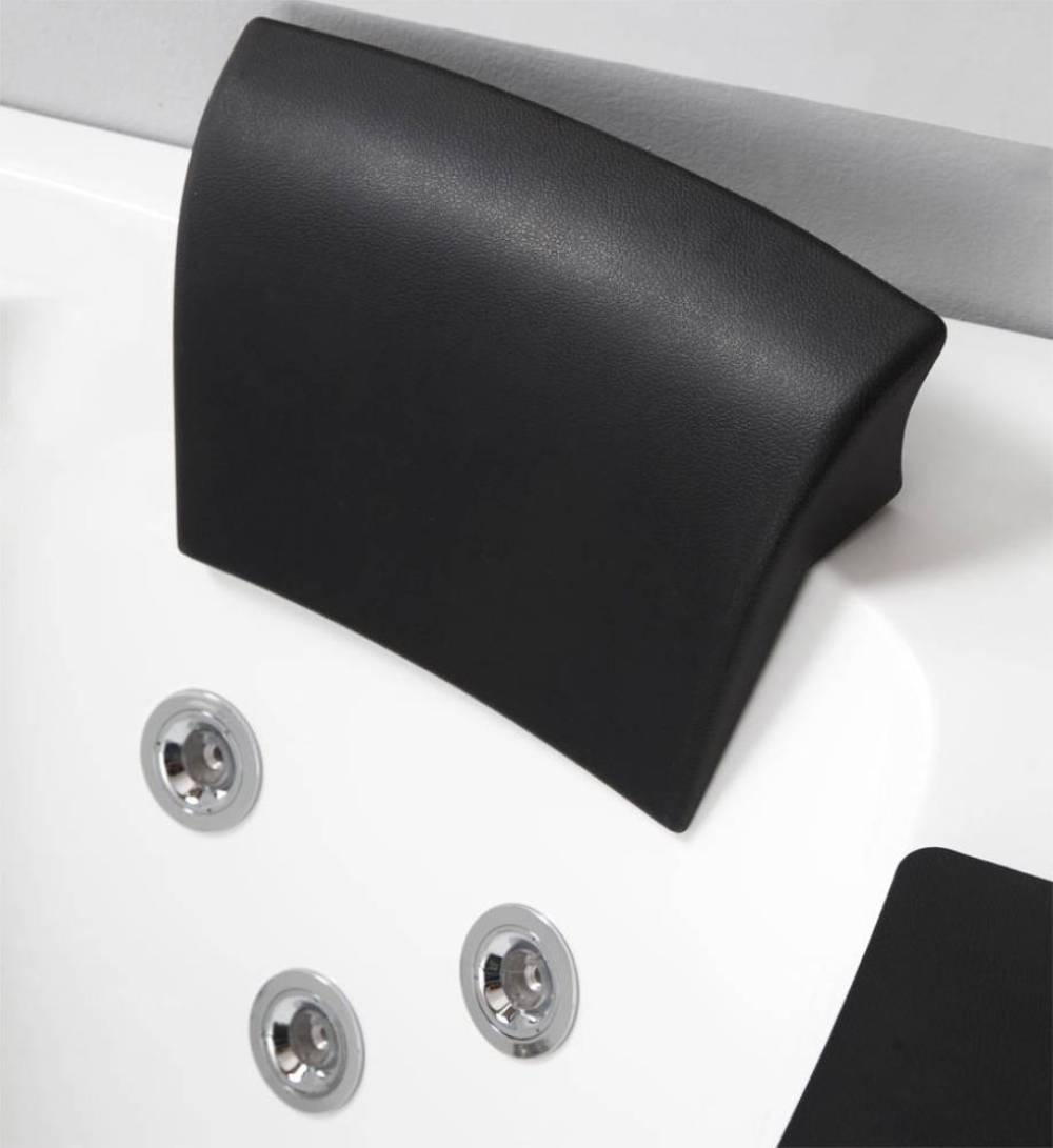 5 ft Clear Rounded Left Corner Acrylic Whirlpool Bathtub EAGO (AM198ETL-L)