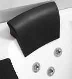 5 ft Clear Rounded Right Corner Acrylic Whirlpool Bathtub EAGO (AM198ETL-R)