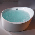 66 Inch Round Free Standing Acrylic Air Bubble Bathtub EAGO (AM2130)